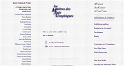 Desktop Screenshot of maitres-des-arts-graphiques.com